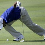 What kind of shoes is Tiger wearing?