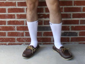 Sperrys with nike socks deals